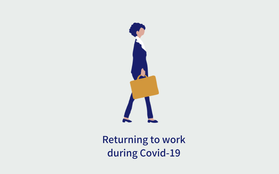 Returning to work during Covid-19